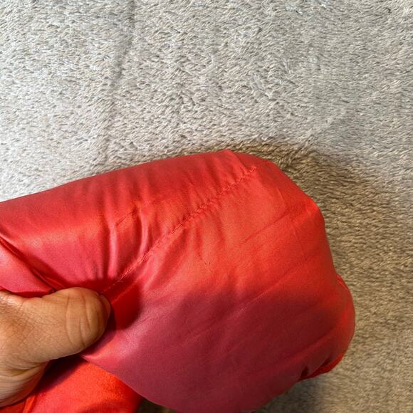 The North Face Sz S Aconcagua 550 Fill Down Jacket Rambutan Pink Orange Women's - Picture 9 of 10